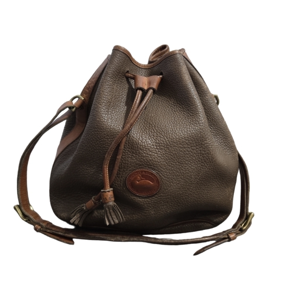 Vintage Dooney & Bourke hobo bucket shoulder bag drawstring Pre-Loved